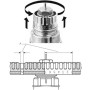 Termostatický radiátorový ventil RA-N 1/2", přímý