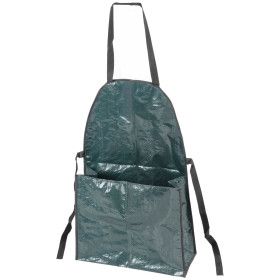 Zástěra s kapsou do zahrady 61x36 cm, zelená