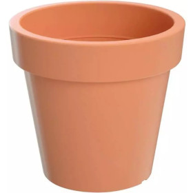 Plastový květináč kulatý 29,3x27,1 cm Lofly, terakota
