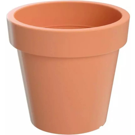 Plastový květináč kulatý 29,3x27,1 cm Lofly, terakota