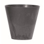 Plastový květináč kulatý 40 cm Tubus Beton effect, antracit