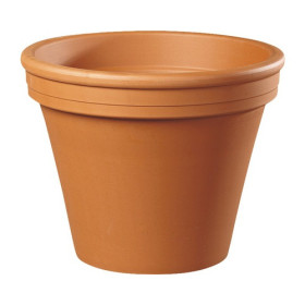Keramický květináč 15 cm Klasik natur, terakota