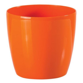 Květináč kulatý 17 cm STARS, oranžový