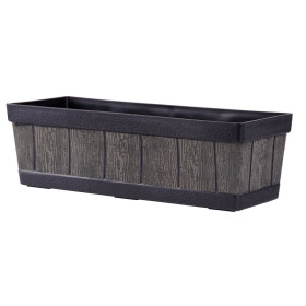 Plastový truhlík 15x47x17 cm Woodeff natural