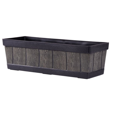 Plastový truhlík 15x47x17 cm Woodeff natural