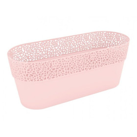 Plastový truhlík 30x11,7x12,2 cm ROSA, růžový