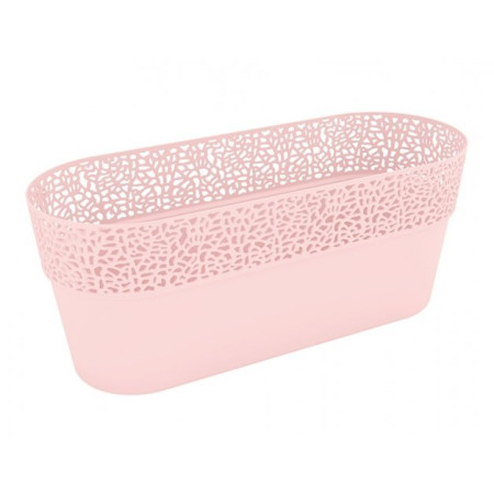 Plastový truhlík 30x11,7x12,2 cm ROSA, růžový