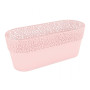 Plastový truhlík 30x11,7x12,2 cm ROSA, růžový