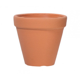 Plastový květináč kulatý 40 cm Classic, terakota