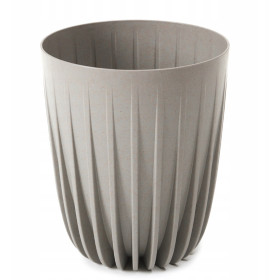 Květináč 14,5 cm MIRA eco wood, šedý