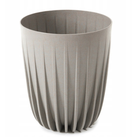 Květináč 14,5 cm MIRA eco wood, šedý