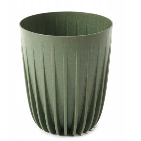 Květináč 30 cm MIRA eco wood, zelený