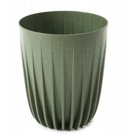 Květináč 30 cm MIRA eco wood, zelený