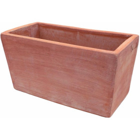 Keramický květináč 30x15x15 cm Moderne, terakota