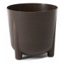 Květináč 30 cm Frida eco coffe, espresso