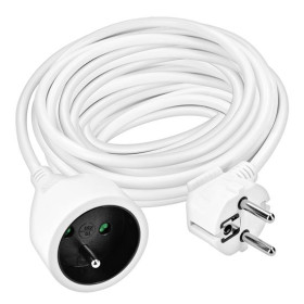 Prodlužovací kabel s 1 zásuvkou, 10 m, bílý