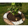 Ohraničení trávníku 4 cm x 10 m, hnědé/černé/zelené
