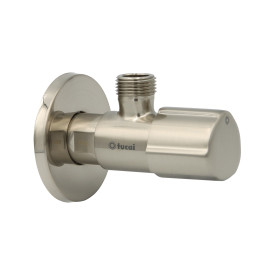 Rohový ventil TMM C850 AG/AG 1/2"-3/8", broušená ocel
