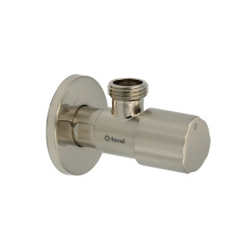 Rohový ventil TMM C850 AG/AG 1/2"-1/2", broušená ocel