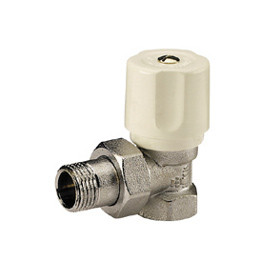 Radiátorový ventil rohový 1/2" lehký, chrom