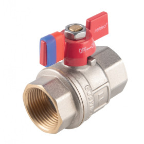 Kulový plnoprůtokový ventil FF, motýl MM 1/2"