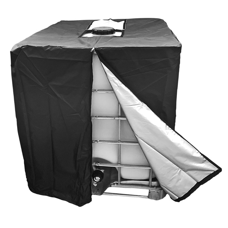 KesTek Zakrývací plachta na IBC nádrž 1000 litrů, černá 420D 40597KT