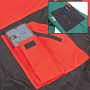 Celoroční pracovní bunda 4v1, zelená/oranžová, XXXXL