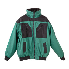 Celoroční pracovní bunda 4v1, zelená/černá, XXXXL