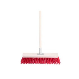 Silniční koště PVC 30 cm s násadou 120 cm