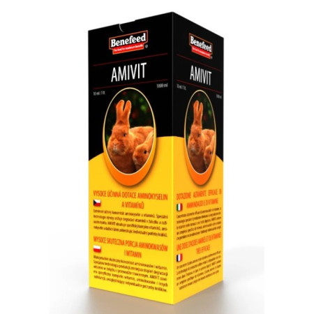 Doplněk krmiva pro králíky Amivit 1000 ml