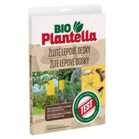 Žluté lepové desky velké, 5 ks
