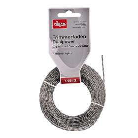 Vyžínací struna Dualpower 2,40 mm x 15 m, hranatá