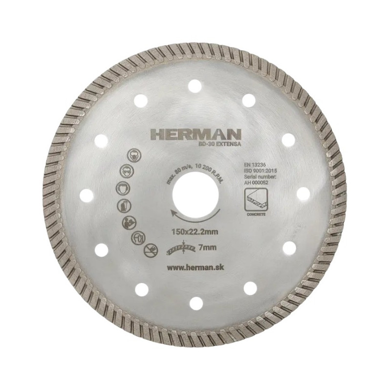 HERMAN Diamantový kotouč BD-30 Extensa 150 mm 14010204
