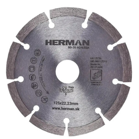 Diamantový kotouč BD-20 Agressa 125 mm