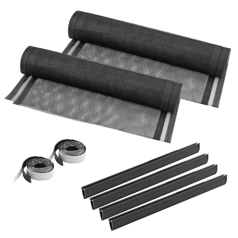 DEMA Dveřní síťka proti hmyzu 95x220 cm, antracitová 94279D