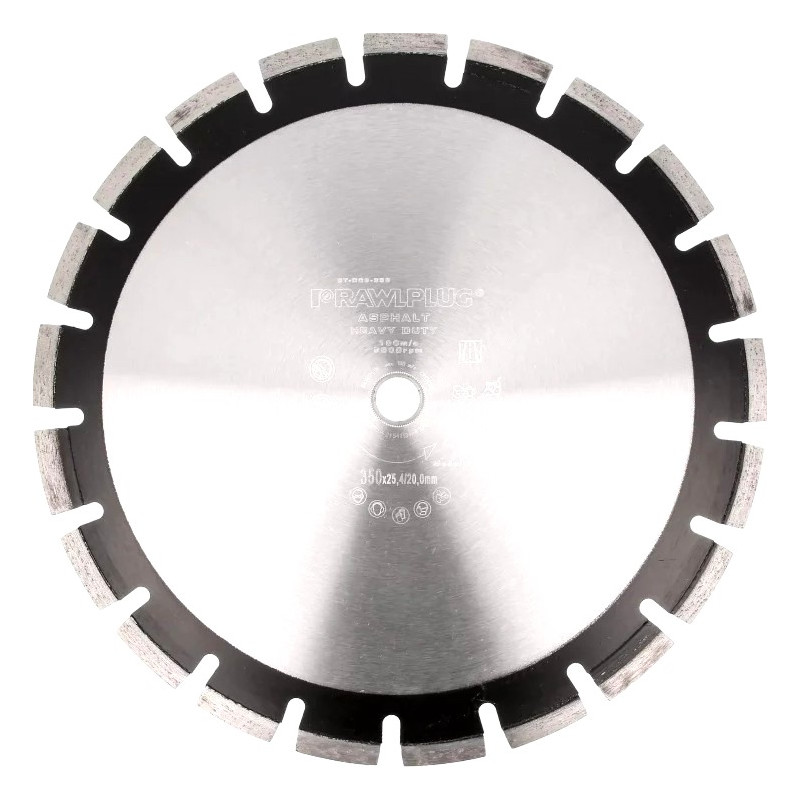 RAWLPLUG Diamantový kotouč pro řezání asfaltu 350x25,4 mm R-DDS-350