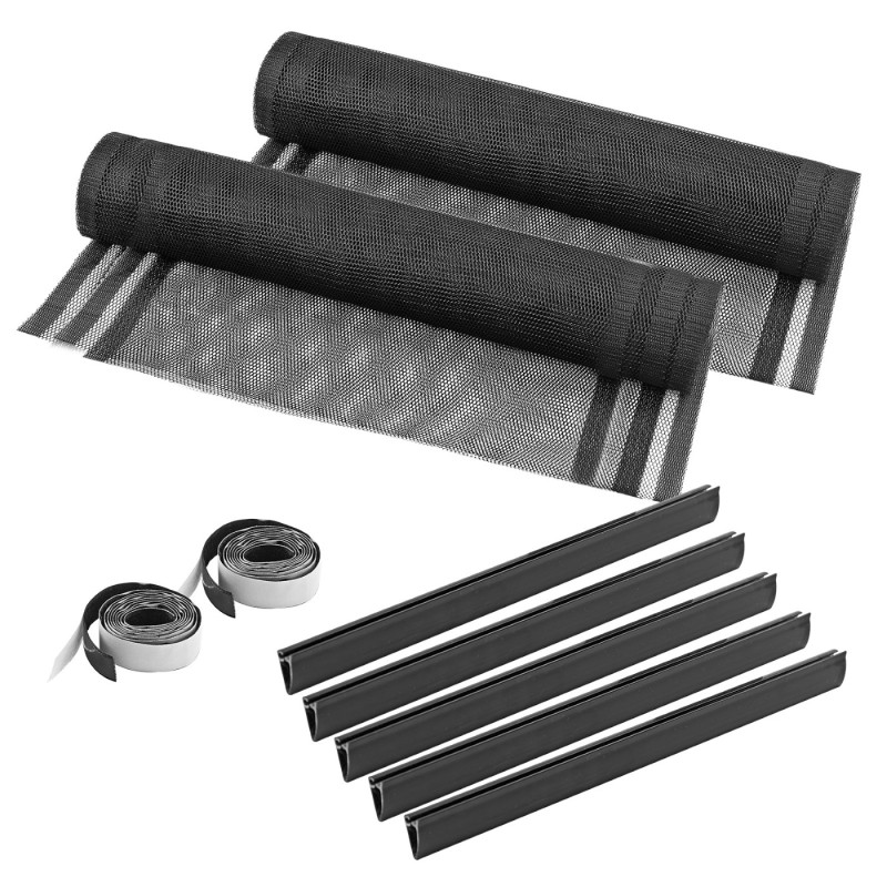 DEMA Dveřní síťka proti hmyzu 120x250 cm, antracitová 94282D