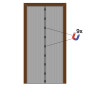Dveřní síťka proti hmyzu s magnety 95x215 cm, antracit