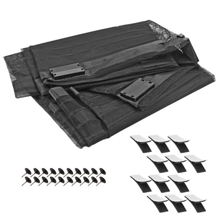 Dveřní síťka proti hmyzu s magnety 95x215 cm, antracit