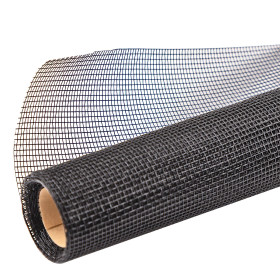 Sklolaminátová síťka proti hmyzu 100x250 cm, antracitová