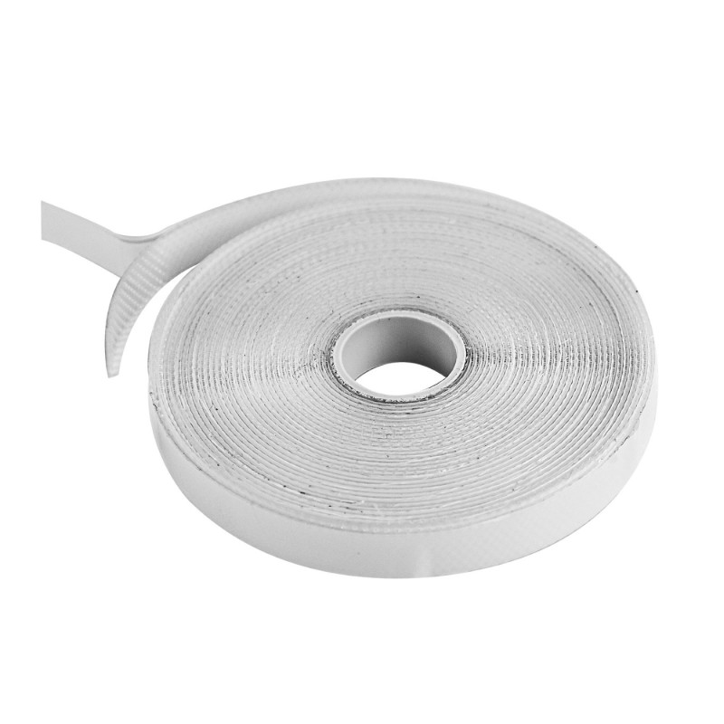 DEMA Samolepící suchý zip na síťky proti hmyzu 9,5 mm x 5 m, bílý 94289D