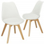 Designová židle SPRINGOS VERDE DC0016 bílá