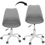 Kancelářská židle ergonomická SPRINGOS HF0022 šedá