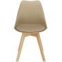 Designová židle SPRINGOS VERDE DC0019 béžová