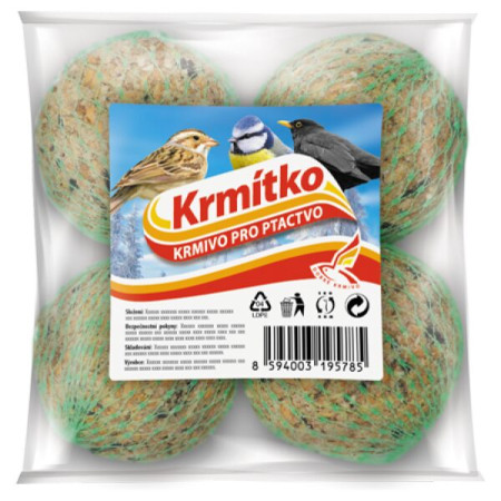 Lojové koule pro ptáčky 4x 90 g