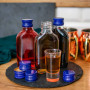 Láhev s víkem placatka 100 ml, 8 ks