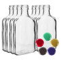 Láhev s víkem placatka 100 ml, 8 ks