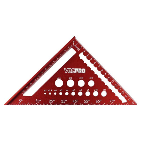 Víceúčelový úhelník hliníkový 3-hran 27 cm