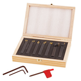 Soustružnické nože na kov 12x12 mm, 7-dílná sada