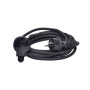 Prodlužovací kabel 5 m s 1 zásuvkou s krytem, ​​černý